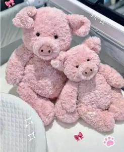 JellyCat Barnabus Pig Plush Toy 30cm – Soft Cute Stuffed Animal, Cozy Comfort Toy, Birthday & Valentine Gift Idea