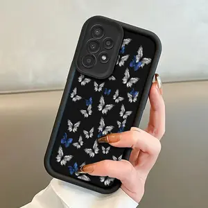 Phone Case - Vintage Butterfly Collage High-Value Pattern Phone Case for Galaxy A05S/A13/A14/A15/A23/A24/A25/A32/A33/A34/A35/A52/A53/A54/A55/S20/S21 FE/S22 Ultra/S23/S23 Ultra/S24/S24 FE/S24 Plus/S24 Ultra