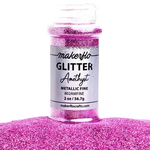 Makerflo Metallic Fine Glitter - Amethyst Fine