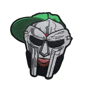 MF Doom Chenille Patch 6 Inch Iron-On & Sew-On for Homage to Iconic Hip-Hop Legend