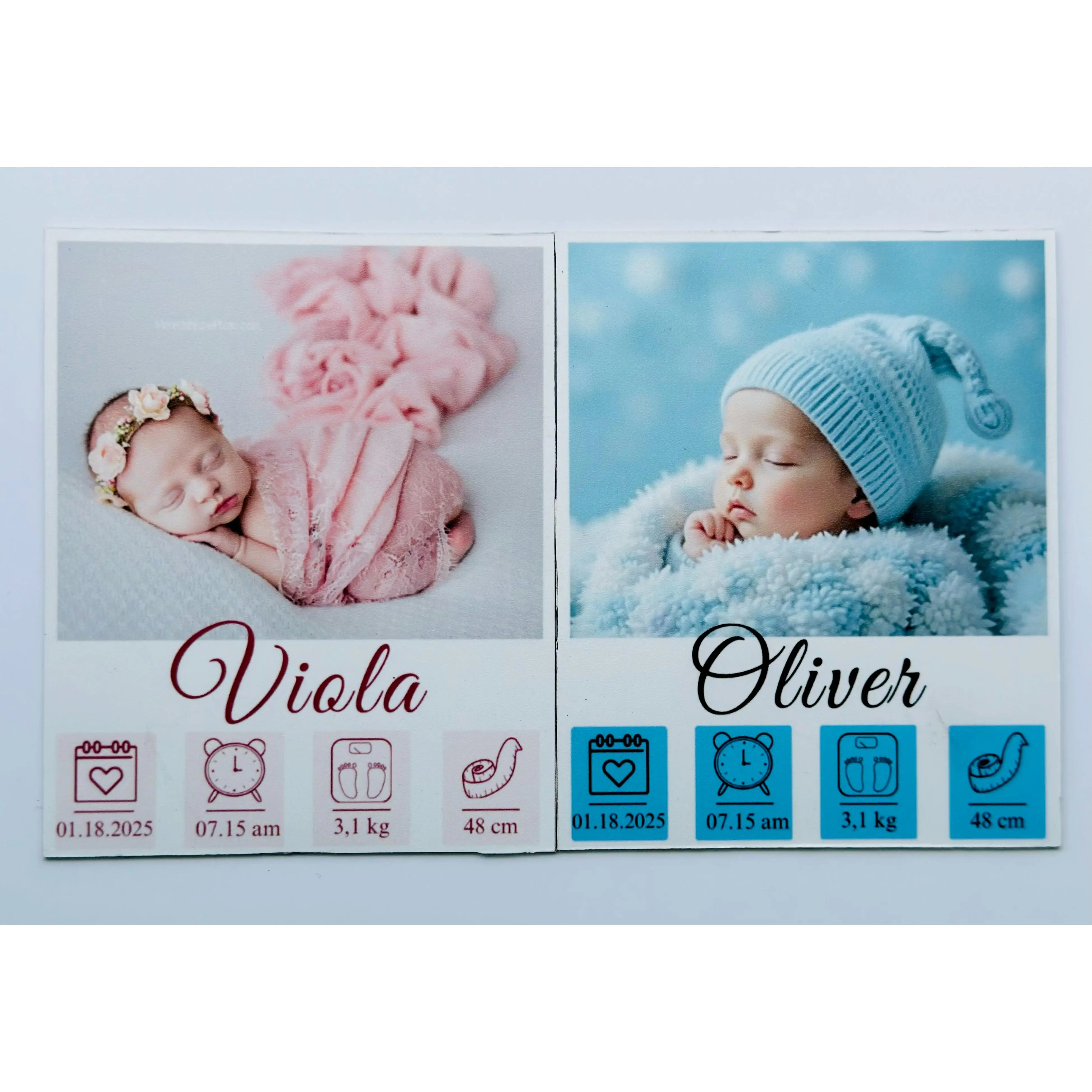 First Milestones 3.25 x 4 Inch - Customizable Magnet Card
