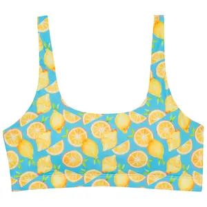 SwimZip Women's UPF 50+ Scoop Neck Bikini Top