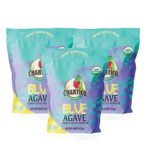 Chantico Organic Sweet Granulated Agave Powder, 250g Bag, Low Glycemic Index, Natural Sweetener, Low-carb, Keto, Sugar substitute, Perfect for use in baking, smoothies, coffee, tea, yogurt