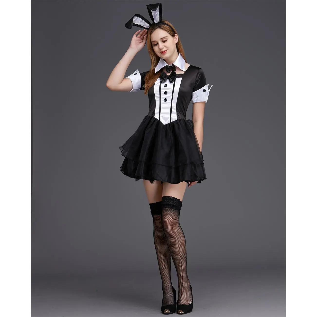 Christmas New One-piece Bunny Girl Costume Rabbit Outfit Cosplay Stage Costume Performance Outfit