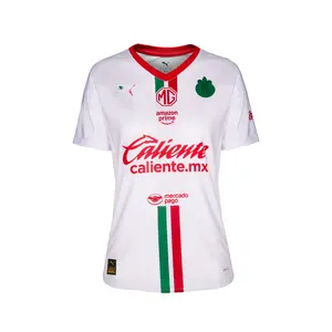 PUMA Womens Chivas 2526 Away Short Sleeve Jersey Casual - White