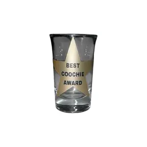 BEST COOCHIE AWARD shot glass