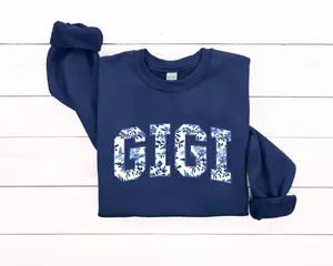 Floral Gigi Sweatshirt, Cute Nana Sweatshirt, Mother's Day Gift, Gigi Sweatshirt, New Mom Gift, Gift for Mama, Floral Gigi Outfit