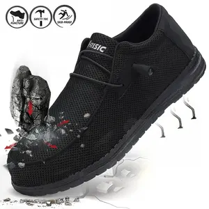 Slip-On Steel Toe Loafers for Men Safety Meets Effortless Comfort