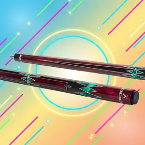 EVO MEG Pool Cue – Crimson Jaw | Apex Predator Precision, Premium Glassfiber Stability, Carbon-Glass Butt, EVO Tip 12.5mm, 29" Shaft, 19–19.5oz, 5/16–18 Joint