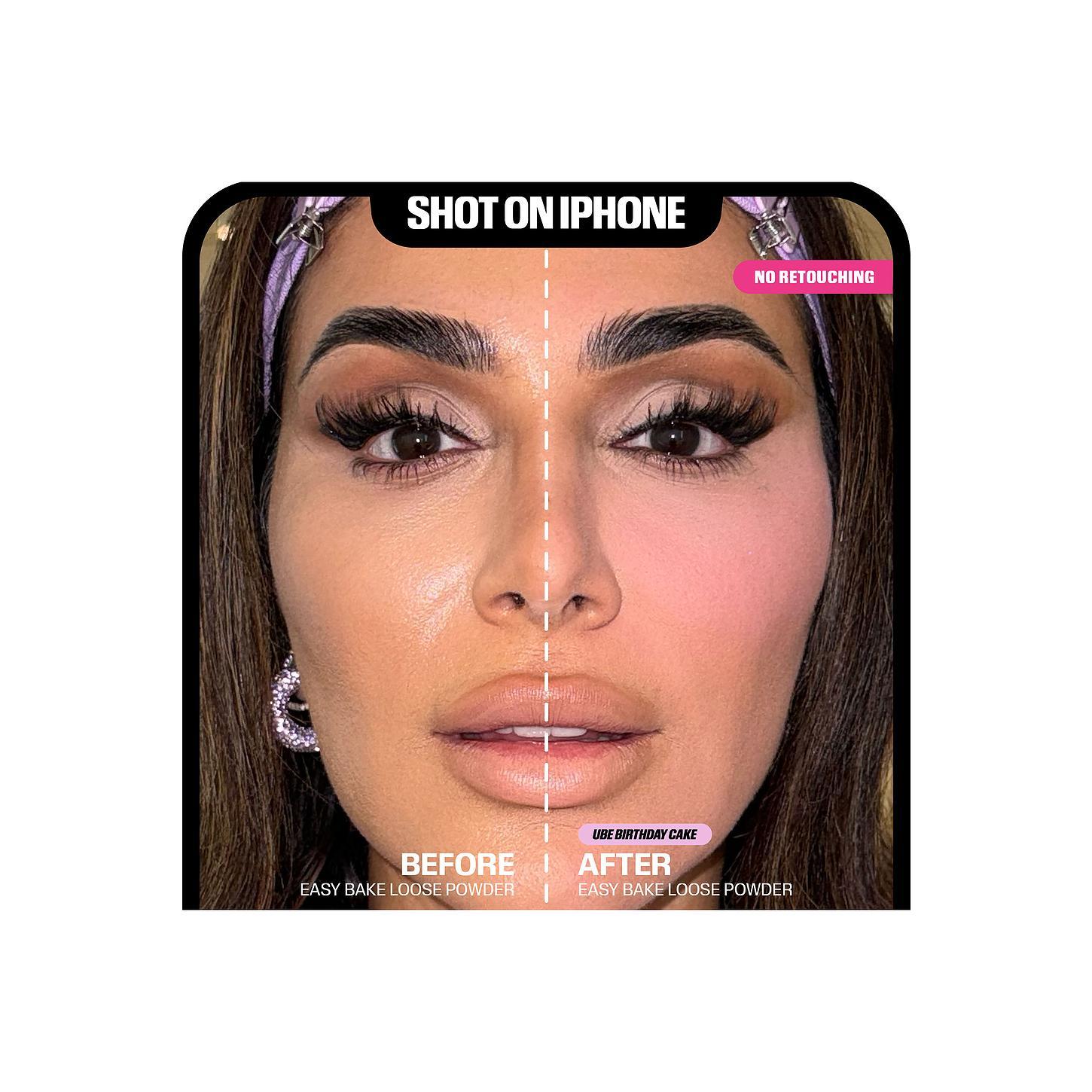 Huda Beauty Easy Bake Loose Powder in Ube Birthday Cake Huda Beauty Easy Bake Loose Powder in Ube Birthday Cake