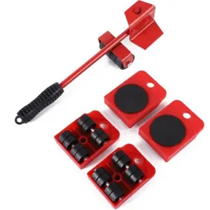 Furniture Moving Tool, 4 Counts/set Multifunctional Furniture Moving Tool with Wheel, Furniture Moving Tool for Home Office
