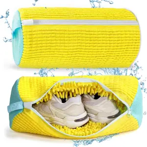 Shoe Laundry Bag, 2 Counts Reusable Shoe Mesh Washing Bag, Shoe Storage Bag, Shoe Protector Bag for Indoor & Outdoor, Shoes Washing Bag