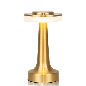 Portable Metal Desk Lamp,3 Color Touch Sensor Control Cordless LED Table Lamp,3-Levels Brightness Rechargeable Bedside Lamp,Night Light for Kids Nursery,Dining Room Lamp