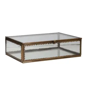 Brass & Glass Display Box Large