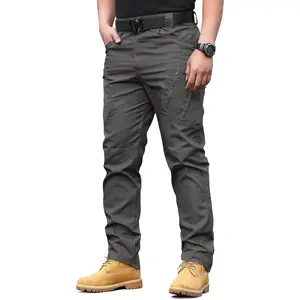 Men's Lightweight Casual Cargo Pants feature multiple pockets and a variety of color options. Made of wear-resistant and scratch-resistant fabric, they are suitable for outdoor activities and ideal to wear in spring and autumn.