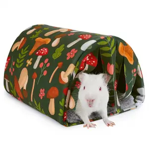 Washable Enclosed Guinea Pig Tunnel, Guinea Pig Cave, Tunnel for Rabbits and Ferrets, for Play and Rest for Guinea Pigs