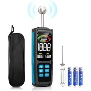 Durficst 3-Inch Color HD Large Screen Moisture Meter Detector, 20-40mm Depth Analysis, for Wood, Wall, Plaster, Masonry, Includes Cloth Bag