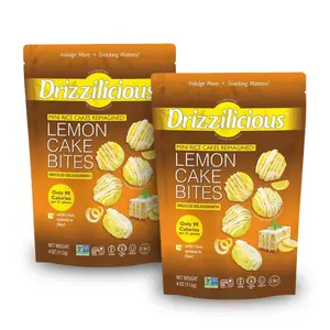 2 Pack - Drizzilicious Lemon Cake Mini Rice Cakes - New Flavor 4 oz