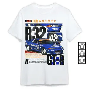 Tokyo Street Legend Tee – Retro R32-Style JDM Car Shirt for Drift Addicts, Underground Racing Fans & Japanese Tuner Culture