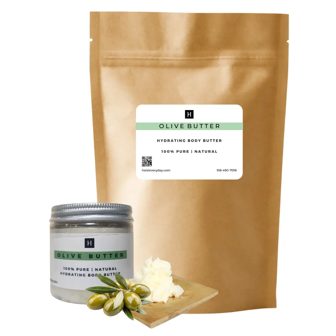 Olive Butter | Super Hydrating Body Butter for Smooth Soft Skin | Ideal for Dry & Damaged Skin | Long Lasting Moisturizing Properties