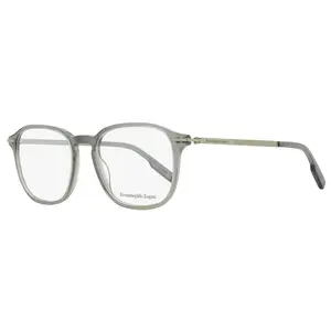 Zegna Soft Square Eyeglasses EZ5229 020 Transparent Gray 52mm