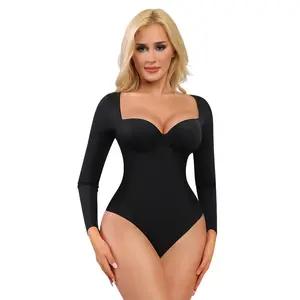 FeelinGirl Seamless Tummy Control Shapewear Bodysuit Size Clothing Comfortable Fabric Womenswear