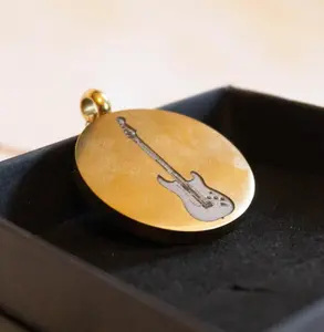 Stratocaster Necklace | Pendant | Jewelry | Gold Necklace | Silver Necklace | Abstract Fashion | Earrings | Rings | Charm