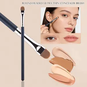 Round-Headed Ultra-Thin Concealer Brush, Lip Line Eyebrow Concealer Brushes, Detail Concealer Makeup Tool, Lip Brow Contour Brush