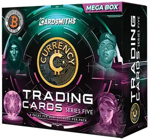 Currency Series 5 Trading Cards Mega Box | 8 Packs