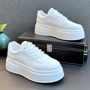 White Platform Shoes Versatile Casual Cool Super Soft Breathable Platform Shoes