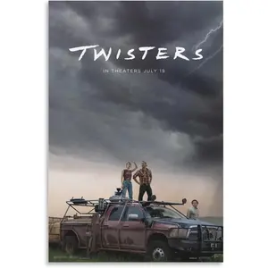 Twisters Movie 2024 Poster Canvas Art Poster And Wall Art Picture Print Modern Family Bedroom Decor Posters