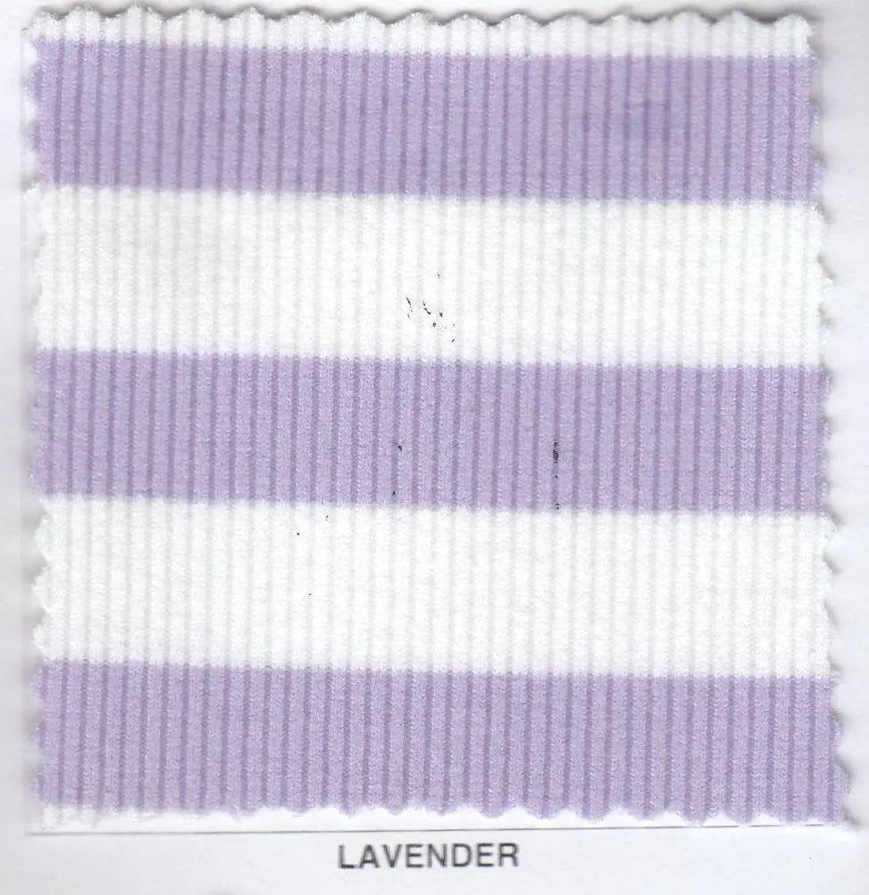 Striped Fleece Rib Knit Fabric by Yard – 260 GSM Warm Apparel Sewing Material
