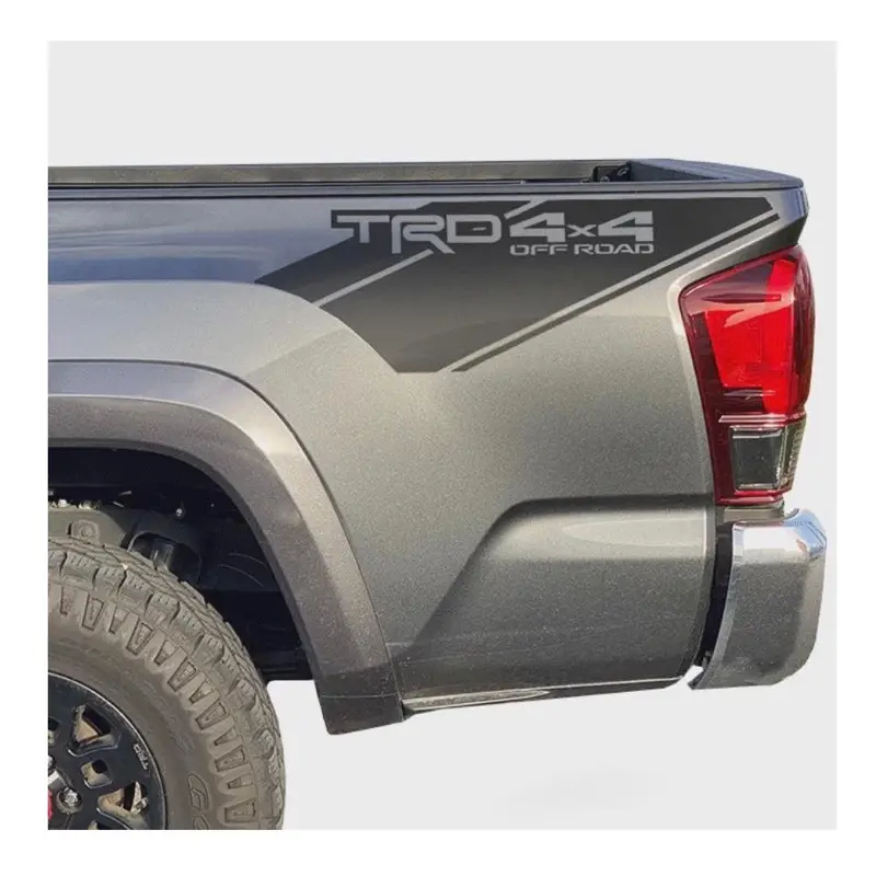 Toyota Tundra Tacoma TRD Vinyl Graphics Stickers TRD Toyota SR5 Bedside Decals - 2