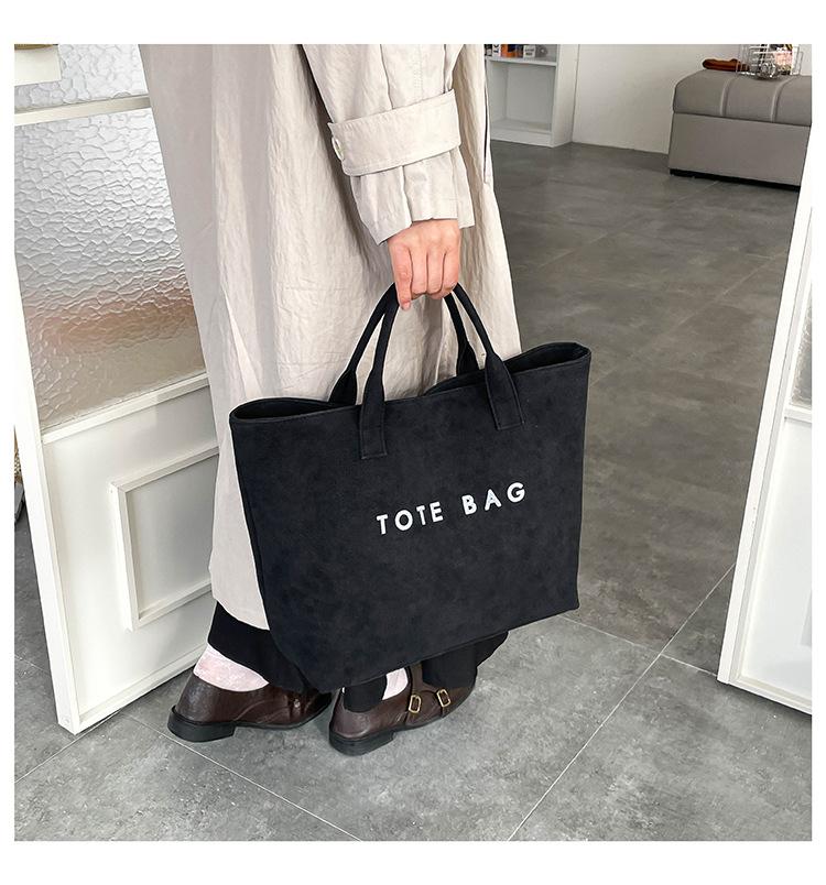 New Large Capacity Tote Bag for Women | Chic Minimalist Luxury Handbag | Trendy Commuter Work Bag | Versatile Everyday Shoulder & Top Handle Purse | Stylish Must-Have