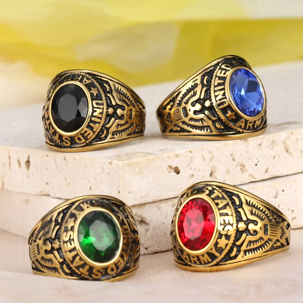 Retro Vintage Hip-Hop Geometric Eagle Totem Oval Stainless Steel Ring - Fashion Costume Jewelry, Distinctive Accessory, Adds Flair to Any Outfit, Ideal for Daily Wear, Casual Parties, Thoughtful Gift