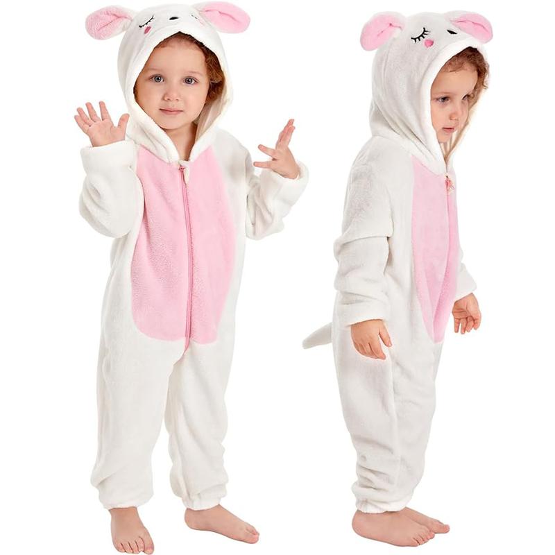Baby Hooded Romper Boys Girls Halloween One Piece Lamb Cosplay Costume Kids Outfit Animal Jumpsuit
