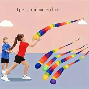 1pc Beach & Backyard Paddle Ball - Soft Ball Design, Family-Friendly Outdoor Game, Perfect Gift For Kids