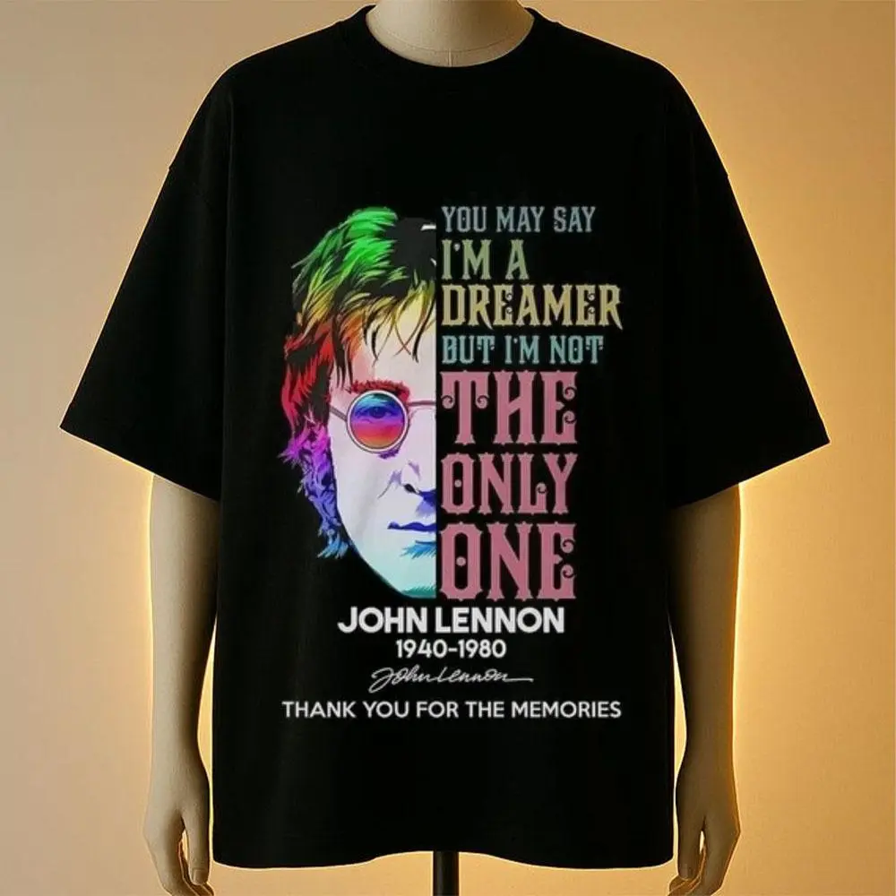 John Lennon Imagine Graphic Tee Vintage Beatles Rock Band T-Shirt