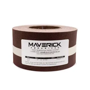 Drum Sander Sandpaper Rolls - 3" Wide 25 Yard Continuous Roll - Aluminum Oxide X-Weight Cloth - Plain Back Not Hook & Loop - Cut-To-Length For 10"–37" Performax, jet & grizzly Drum Sanders - Wood & Metal Sanding