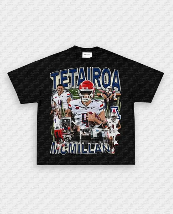 TETAIROA MCMILLAN TEE, Retro Football Shirt ,Football Shirt Christmas Gift Unisex, Football 90s Vintage Fan Gift,football American Graphic Vintage, Gift For women And Man Unisex T-shirt