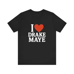 I Love Drake Maye T-Shirt for New England Patriots Fans Celebrating Number 10 Maye Show Your Support with a Fun I Heart Drake Maye Tee