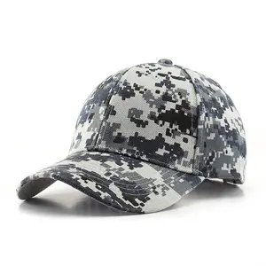 Tactical Digital Camo Baseball Cap – Unisex Adjustable Outdoor Urban Streetwear Hat, Breathable Sun Protection for Fishing, Hiking, Sports, Summer Holiday Essentials, All-Weather Durable Tactical Headwear for Men and Women, Gift for July 4th wear vacation
