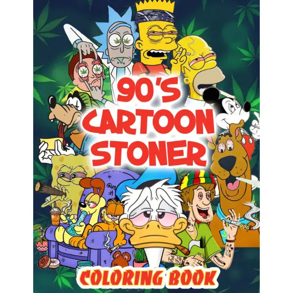 90's English-Edition Coloring Book for Kids & Adult Enthusiasts, Paperback, Hazard-Safe Reg. Ed. Activity Coloring Books