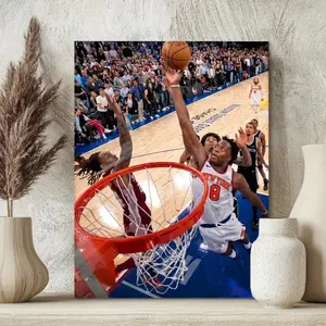 Hand of God, OG. Retro Basketball  Champions NEW YORK KNICKS 2026 Basketball Wall Art Poster HD Print Unframed Aesthetic Room Home House Modern Wall Decor Trendy Gift.