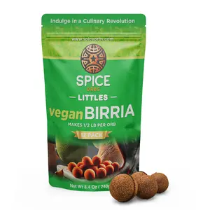 Vegan Birria Bomb Littles - Spice Orbs 2-Pack – The Perfect Spice Bomb for Authentic Birria Flavor – Great for Vegan Cooking Tacos, Burritos, Nachos!