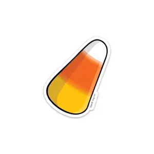 Blank Tag Co.® Candy Corn Waterproof Sticker