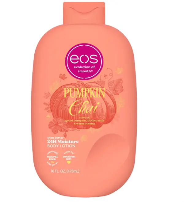 eos Shea Better Body Lotion, Pumpkin Chai, 24-Hour Moisture, 16 fl oz