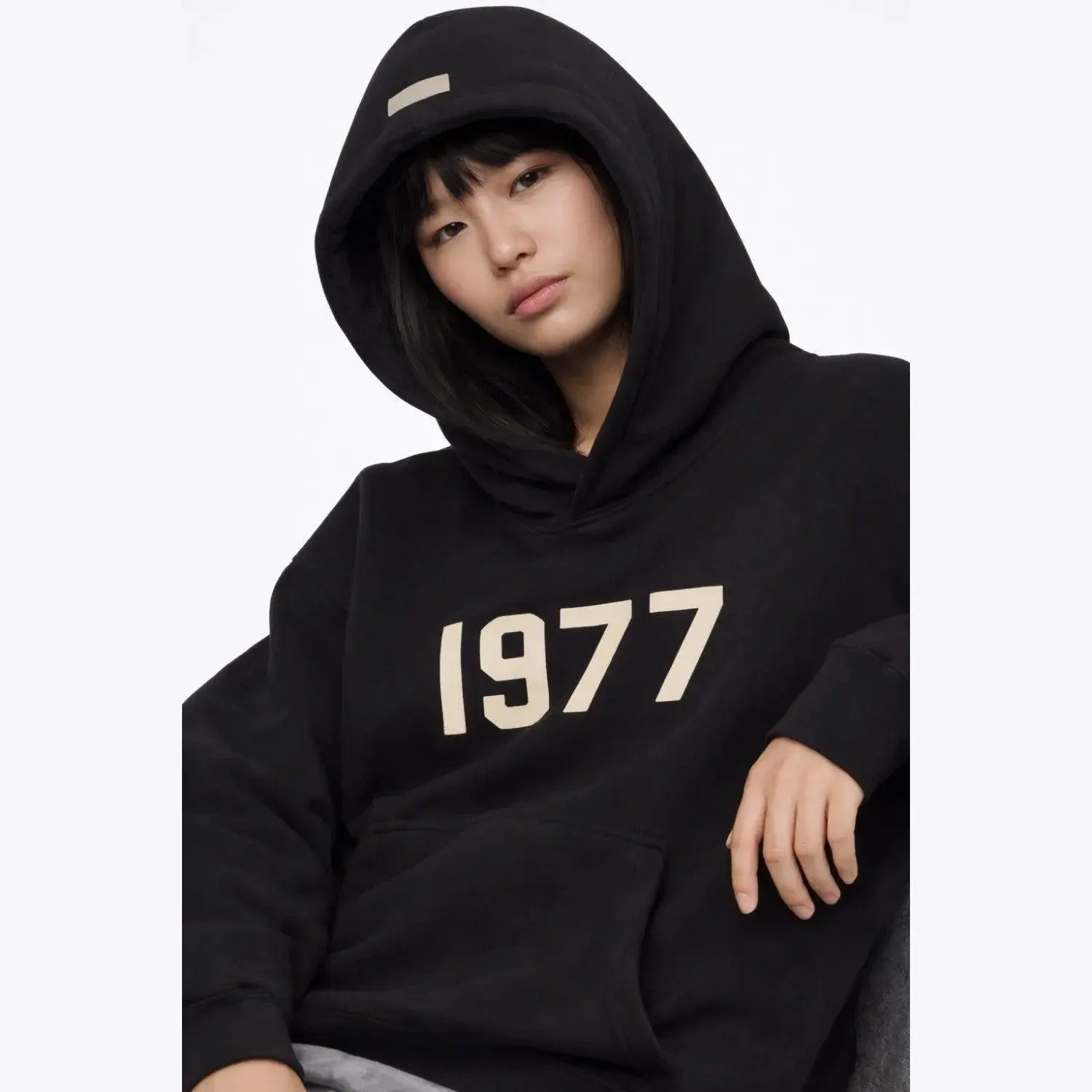 Fear of God Essentials 1977 Hoodie Iron Authentic Brand New 