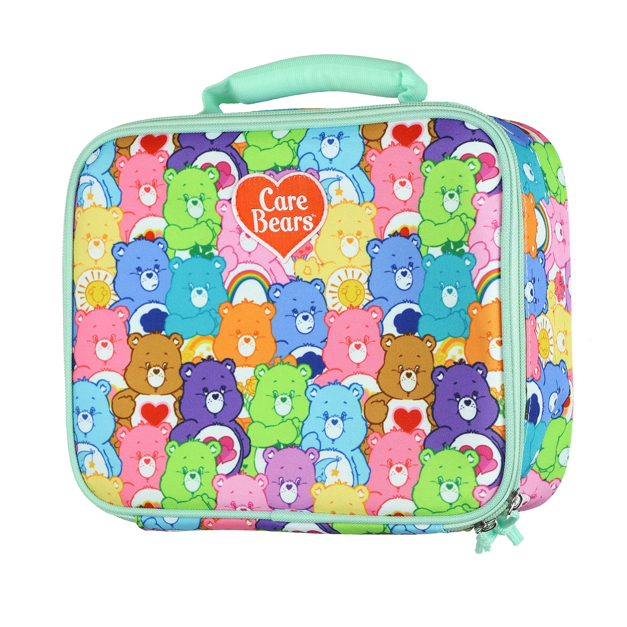 Care Bears Lunch Box Grumpy Tenderheart Cheer Funshine Insulated Lunch Tote 10"