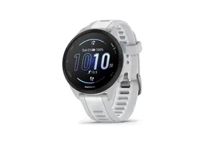 Garmin Forerunner 165 Music, Mist Grey/Whitestone | GPS Running Smart Watch 010-02863-31